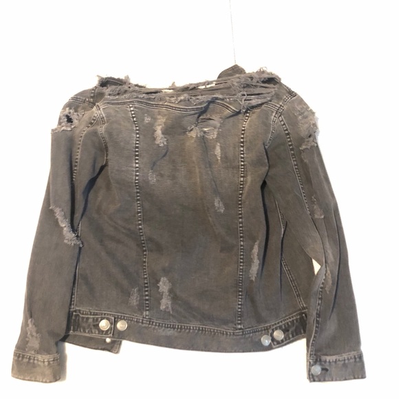 Distressed Denim Jacket - Picture 2 of 2